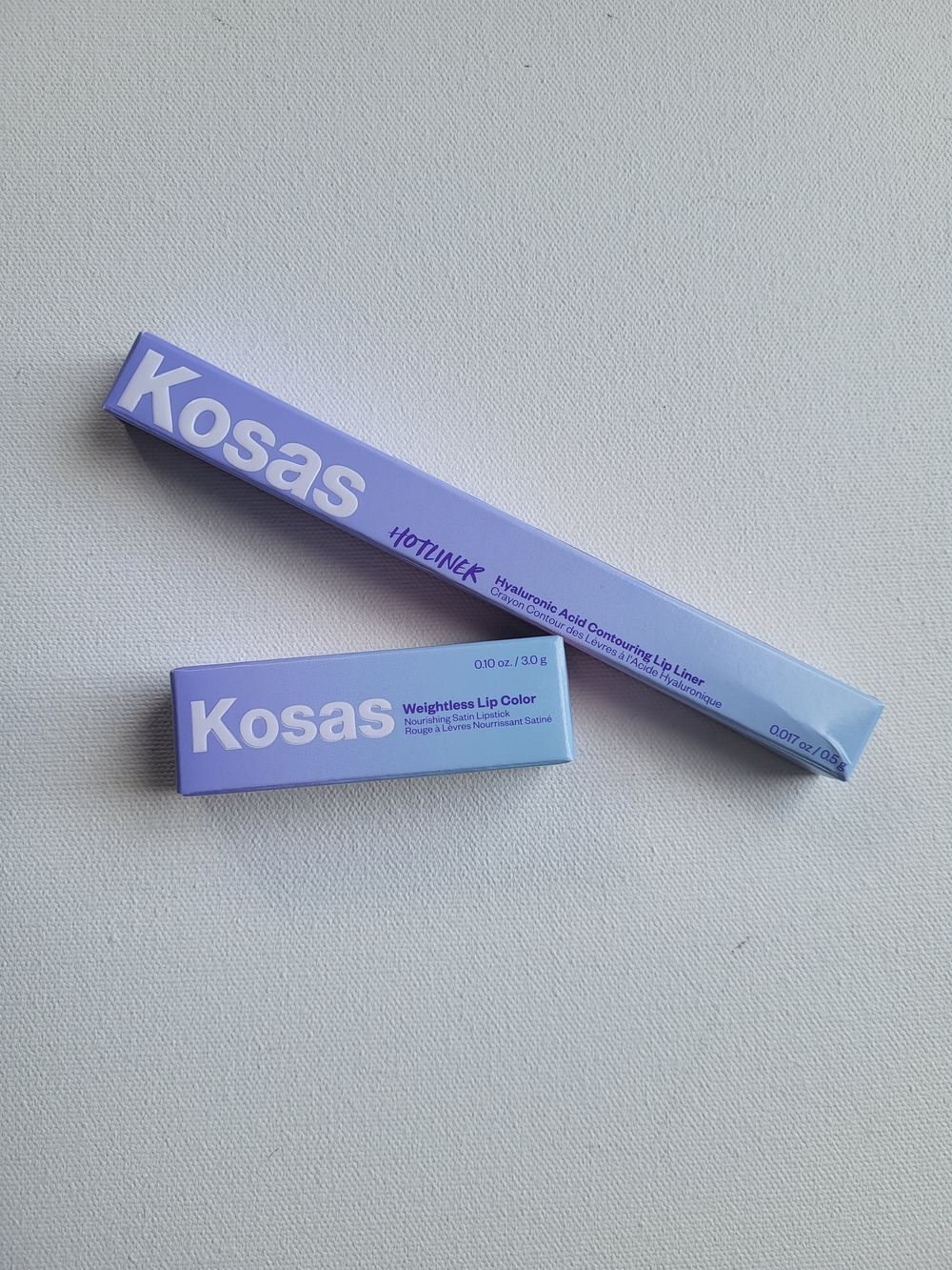 NIB Kosas Hotliner Lip Liner & Weightless Satin Lipstick Bundle